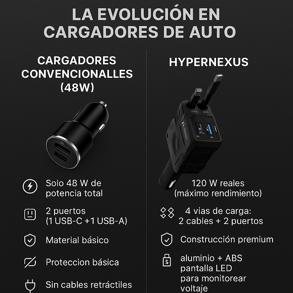 cargador 4 en 1 HyperNexus